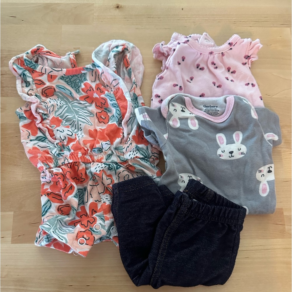Bundle of Newborn Girl Clothes